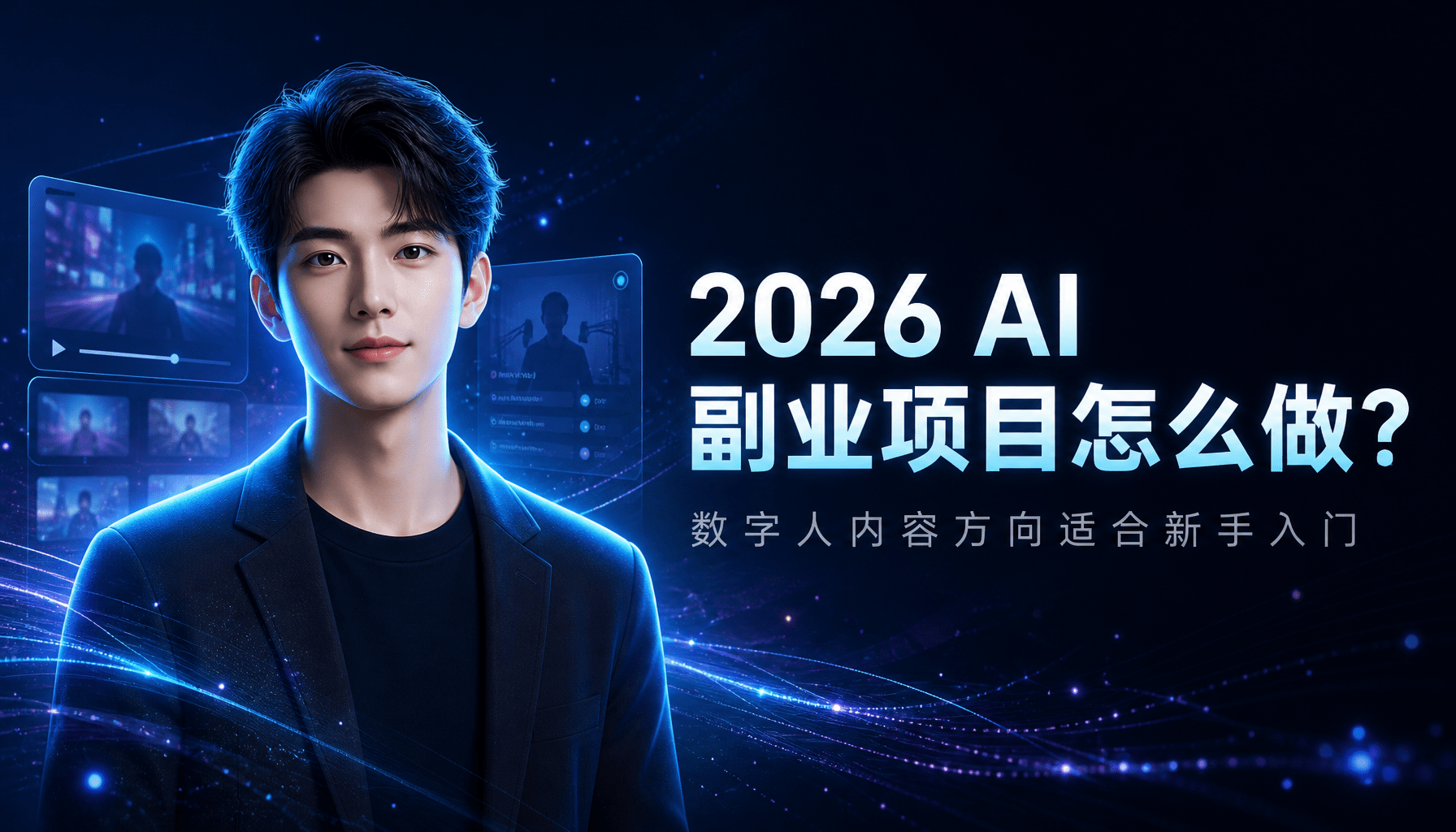 2026 AI 副业项目怎么做?数字人内容方向适合新手入门 2026 AI 副业项目怎么做?数字人内容方向适合新手入门