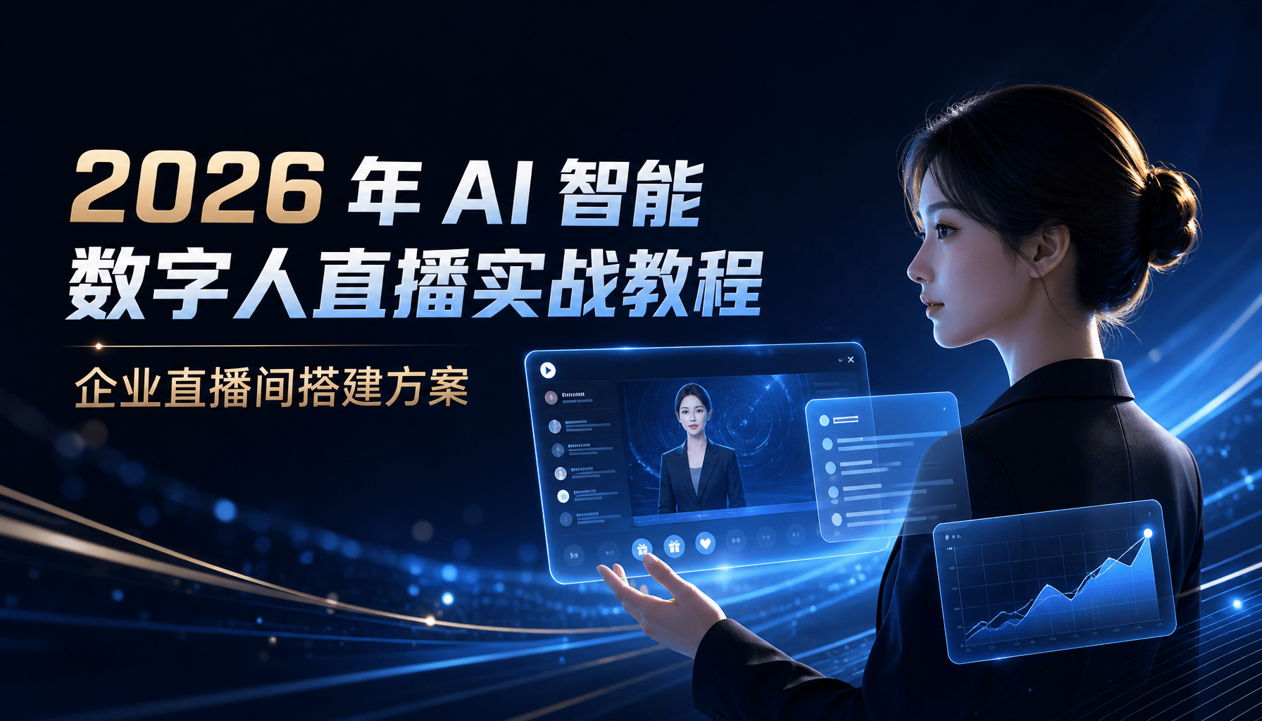 AI智能数字人直播实战教程｜企业直播间搭建方案