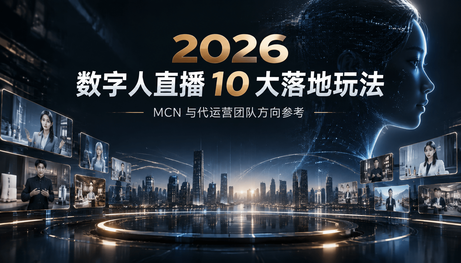 2026 数字人直播 10 大落地玩法|MCN 与代运营团队方向参考 2026 数字人直播 10 大落地玩法|MCN 与代运营团队方向参考