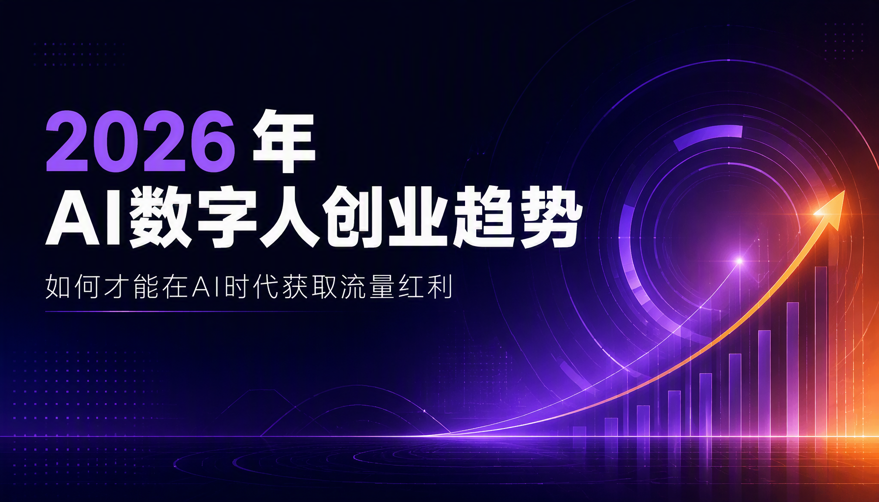 2026年AI数字人创业趋势，如何才能在AI时代获取流量红利