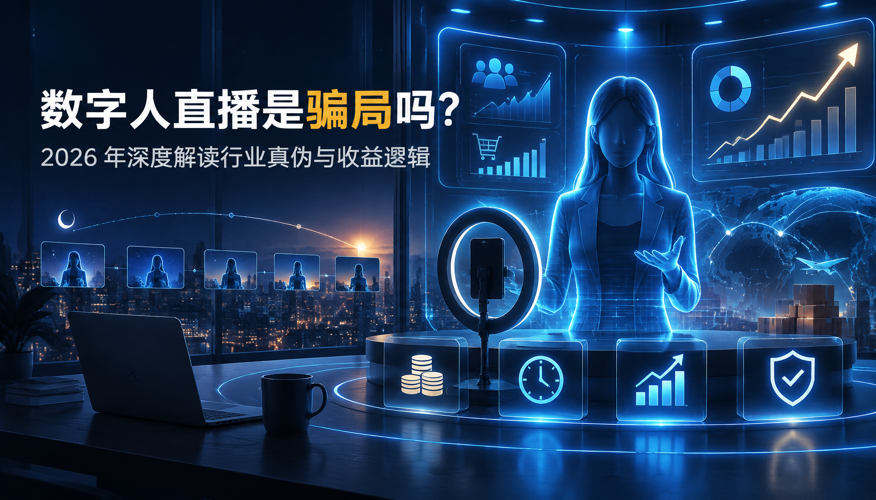 数字人直播是骗局吗？2026年深度解读行业真伪与收益逻辑
