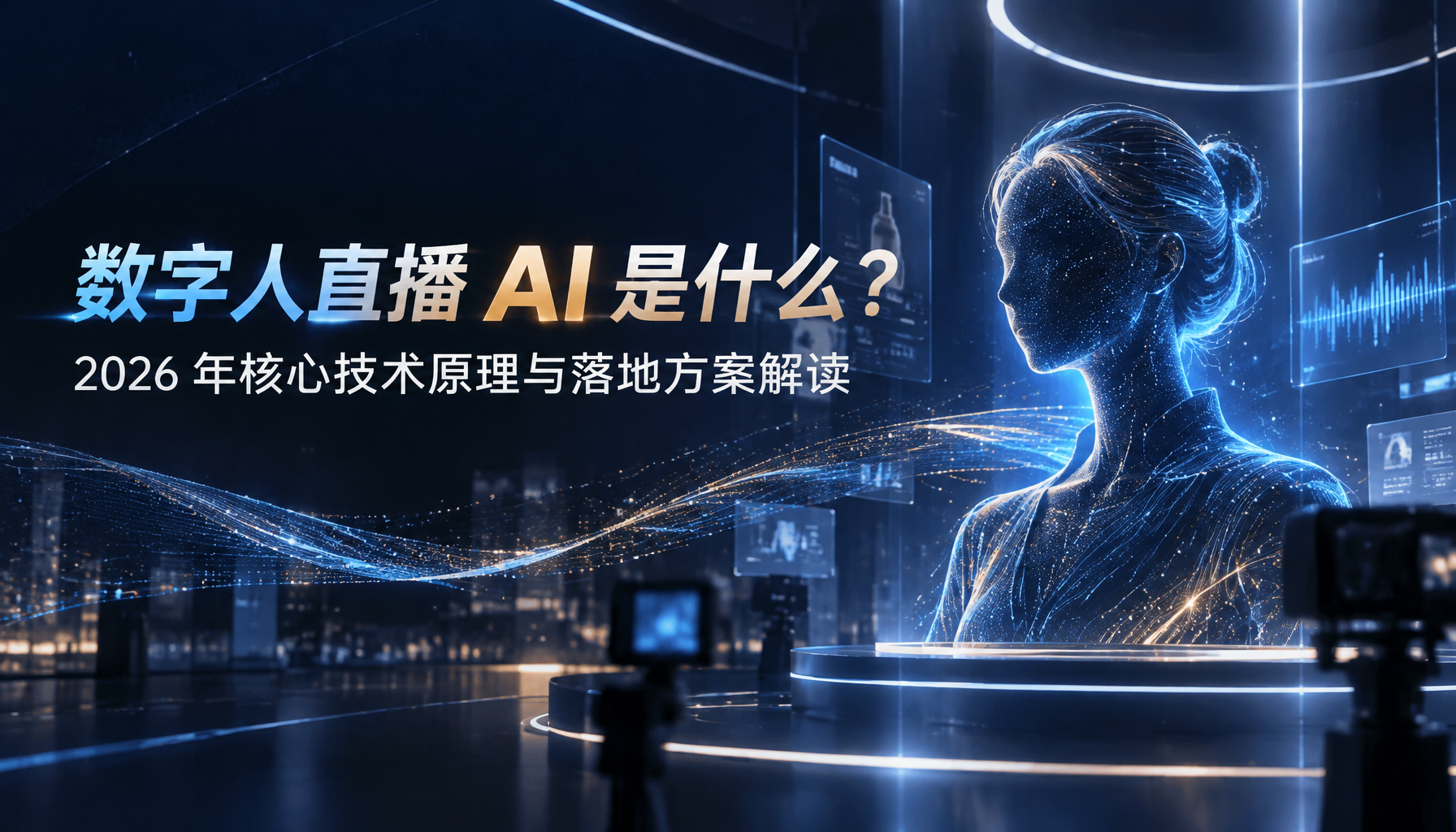 数字人直播AI是什么？2026年核心技术原理与落地方案解读
