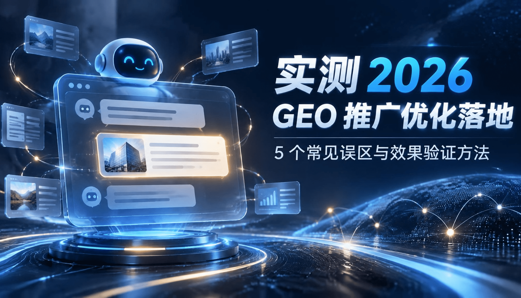 GEO 推广优化落地：5 个常见误区与效果验证方法